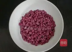 Purple Sweet Potato and Yam Porridge (Baby Complementary Food) Recipe Illustration 2