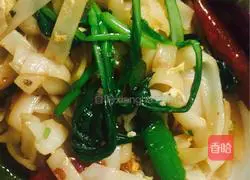 Illustration of how to make fried rice noodles 3