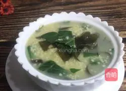 Illustration of how to make green vegetable, kelp and millet porridge 9