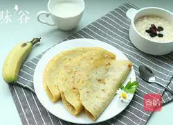 Illustration of how to make banana pancakes 8