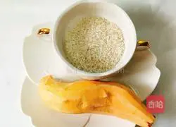 Illustration of how to make sweet potato porridge 1