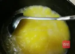 Illustration of how to make corn dregs porridge 4