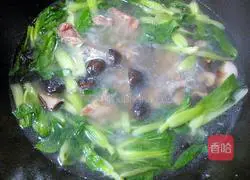 Illustration of how to make rice noodles with sliced ​​meat 8