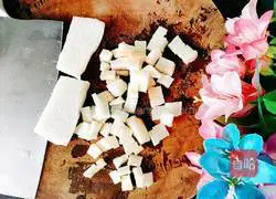 Illustration of how to make red dates, peanuts and yam porridge 6