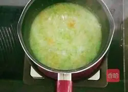 Yam stomach-nourishing porridge (baby food supplement) Practice illustration 9