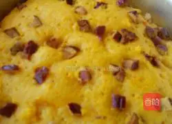 Illustration of how to make pumpkin hair cake 7