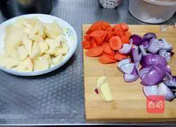 Curry chicken rice bowl Practice illustration 2