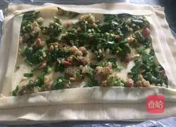 Illustration of how to make leek boxes 2