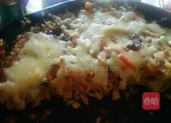 Assorted Cheese and Bacon Baked Rice Recipe Illustration 5