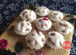 Illustration of how to make rice flour cake 8