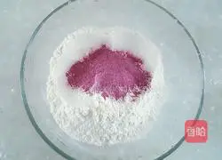 Purple potato rose roll recipe 2