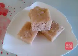 Illustration of how to make mixed noodle milk-flavored hair cake 8