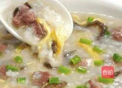 Illustration of how to make lean meat porridge 9