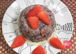 Coconut milk and five-grain eight-treasure rice recipe 13