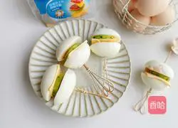 Cheese Egg Burger Recipe Illustration 12