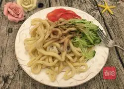 Illustration of home-cooked cold noodles 6