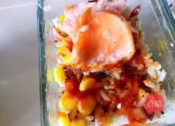 Salmon Baked Rice Recipe Illustration 7