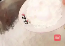 Illustration of how to make mango glutinous rice cake 2