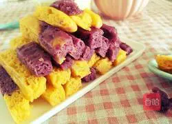 Illustration of the simple version of whole grain hair cake (complementary food for 9-month-old babies) 12