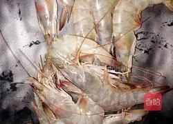 Illustration of how to make shrimp and black rice balls 2