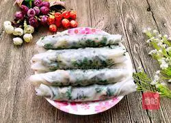 Illustration of how to make stuffed rolls (rolled noodles) and rice noodles 12