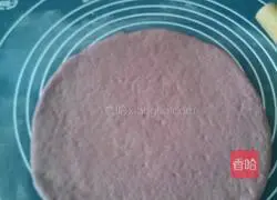 Illustration of how to make pumpkin and purple sweet potato cake 5