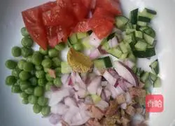 Illustration of how to make beef and onion baked rice 1