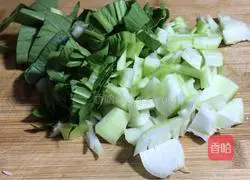 Chinese cabbage and lotus roots Illustration of how to make porridge 5