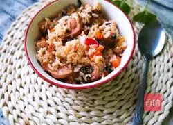 Illustration of how to make braised rice with one tomato 16