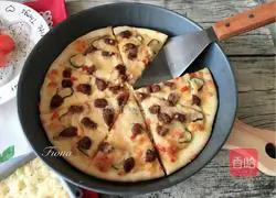 Cheeseburger Beef Pizza Illustration of how to do it 8