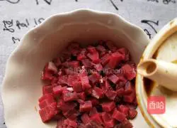 Illustration of how to make fruit, vegetable and cheese baked rice 3