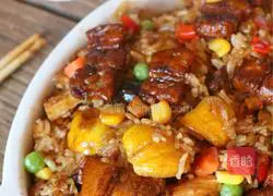 Illustration of how to make five-spice chestnut glutinous rice braised rice 4