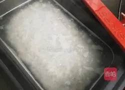 Illustration of how to make pork liver and spinach porridge 3