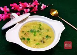 Illustration of how to make preserved egg and lean meat porridge 17