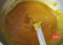 Illustration of how to make pumpkin hair cake 8