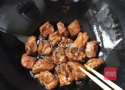 Illustration of how to make braised pork ribs with rice 3