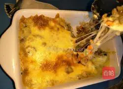 Cheese Prawn Baked Rice Recipe Illustration 11