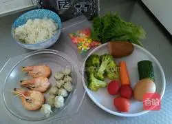 Chicken Rice Ball Bento Box Recipe Illustration 1