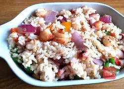 Seafood Baked Rice Recipe Illustration 9