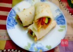 Egg three-thread burrito Illustration of how to do it 12