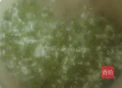 Illustration of how to make rice and mung bean porridge 2