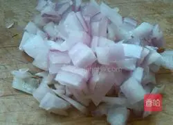 Illustration of how to make tomato scrambled egg rice bowl 4