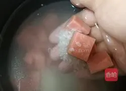 QQ ham sausage porridge recipe illustration 6