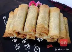 Illustration of how to make spring rolls 8