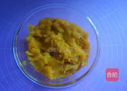 Pumpkin glutinous rice cake recipe 1