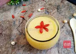 Illustration of how to make wolfberry millet porridge 10