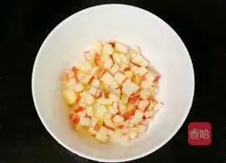 Yam and apple porridge (Baby complementary food) recipe illustration 3