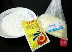 Illustration of how to make millet noodle cakes 1