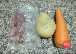 Illustration of how to make braised rice 1