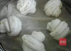 Illustration of how to make scallion rolls 13